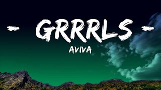 1HOUR AViVA  GRRRLS Lyrics  The World Of Music [upl. by Leahcimnoj]