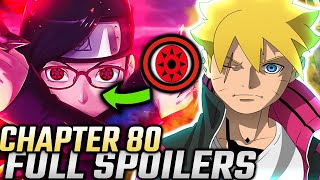 Sarada AWAKENS Mangekyo Sharingan Sasuke Saves Boruto And Eida ATTACKS Boruto Chapter 80 Spoilers [upl. by Quentin]