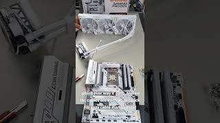 AM5 how to install thermalright frozen warframe 360 aio on am4am5 motherboard white argb [upl. by Macomber]