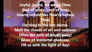 HOMOPHONIC TEXTURE Joyful Joyful We Adore Thee by Mormon Tabernacle Choir [upl. by Lraed]