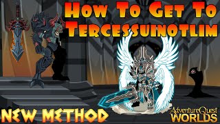 AQW How To Get To Tercessuinotlim amp Nulgath NEW Method 2024 AQWorlds [upl. by Deeanne]