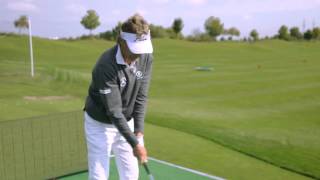 Bernhard Langer explaining how to Draw and Fade the golf ball [upl. by Aufmann]