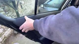 Toyota Avensis T27 rear door panel removal and refit [upl. by Eillen]