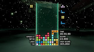 Tetris Effect Master Mode PB 181 Lines 326550 Points [upl. by Onitram704]