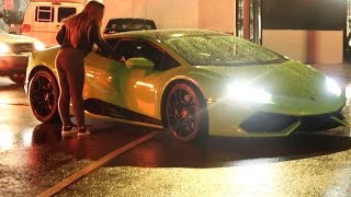 Homeless Man with a LAMBORGHINI Gold Digger Prank Social Experiment [upl. by Alliw]