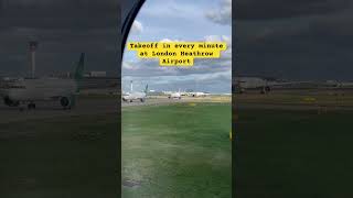 This is why London Heathrow is busiest airport in the world heathrow shortsvideo planes takeoff [upl. by Iral]