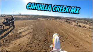 Cahuilla Creek MX Main Track Lap RM250 [upl. by Enyawal593]