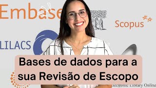 10 BASES DE DADOS PARA SUA REVISÃO DE ESCOPO [upl. by Einnor]