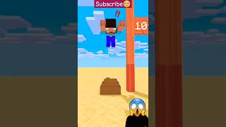 Minecraft Highest Jump 🔥 Challenge Gone Wrong 😈🥶 minecraft [upl. by Ardnasela494]