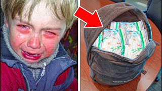 Boy Brings Diapers To School Every Day – Parents Are Surprised When Realising Why [upl. by Doughty959]