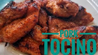 Homemade Pork Tocino recipe  Pwede pang Negosyo Try nyo to [upl. by Ennaer]