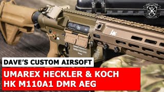 Umarex Heckler amp Koch HK M110A1 DMR AEG [upl. by Aicilas]