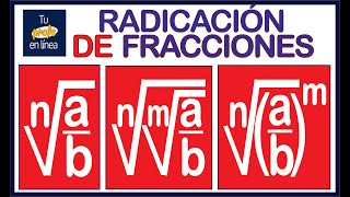 🅾️RADICACIÓN DE FRACCIONES  Teoría y Ejemplos  🚀¡Muy Fácil🚀 [upl. by Felty]