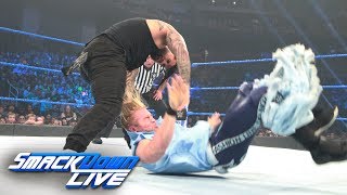 Breezango amp The Usos clash in singles competition SmackDown LIVE May 23 2017 [upl. by Haimerej]