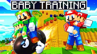 Super Mario Babies HERO TRAINING  Minecraft Super Mario 242 [upl. by Iana766]