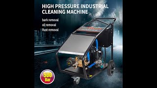 500Bar 22 LPM Electric High Pressure Water Jet Machine for Industrial Cleaning on Board Ships [upl. by Aanas]