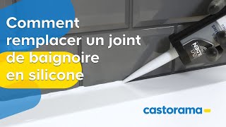 Comment remplacer un joint silicone  Castorama [upl. by Brost727]