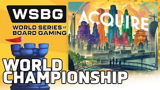 Acquire World Series Championship  4 players compete for the RING [upl. by Ahsitan]