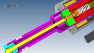 Highpressure solenoid injector [upl. by Robbin]