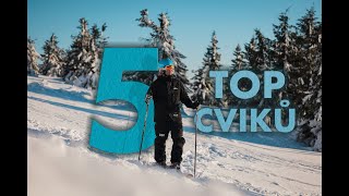 TOP 5 CVIKŮ KTERÉ 100 ZLEPŠÍ VAŠE LYŽOVÁNÍ [upl. by Sandra]