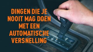 Dingen die je nooit mag doen met een automatische versnelling  AUTODOC tips [upl. by Anaujik]