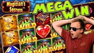 MEGA BIG WIN on Magicians Secret Pragmatic Play [upl. by Knapp815]