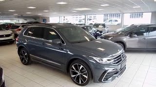 Présentation essai statique NOUVEAU VOLKSWAGEN TIGUAN 2021 20 TDI 150 DSG7 R LINE [upl. by Vale]