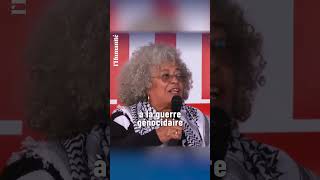 quotFREE PALESTINEquot  Angela Davis est à la Fête de lHumanité [upl. by Ettenot]