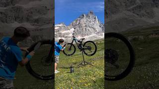 🌱Natural cleaning without using soap🌿 bikerepair mtb technology downhill asmr cervinia [upl. by Teddi]