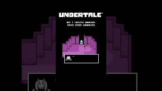 Undertale but the Dummy TALKS undertale [upl. by Mckinney352]