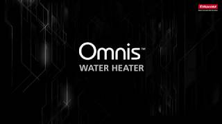 Omnis  Range Of Smart Water Heaters [upl. by Ender]