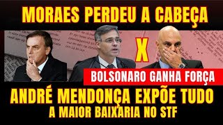 A MAIOR BAIXARIA MORAES PERDEU A CABEÇA QUEBROU O PAU COM MENDONÇA E MORAES NO STF DEPUTADO FALA [upl. by Lupee71]