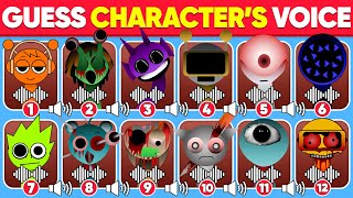 🔊 Guess The Phase 1 2 3 4 5 amp 6 Sprunki Characters By Their VOICES  Incredibox Sprunki Quiz [upl. by Loomis]