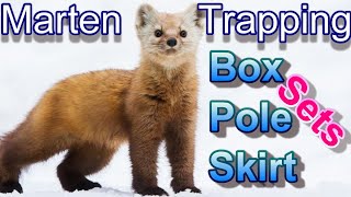 Marten Trapping Methods Fully Explained Sets Focus on Trapping [upl. by Anivlis251]