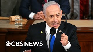 Israeli Prime Minister Benjamin Netanyahu addresses Congress  full coverage [upl. by Dorelle658]