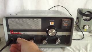 Sonar FS23 vintage tube CB radio [upl. by Ennovyhs]