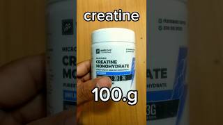 Wellcore Creatine Monohydrate Unboxing Review💪youtube viral fitness shorts home [upl. by Thorny]