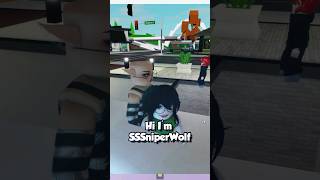 Sssniperwolf in Roblox Brookhaven shorts roblox sssniperwolf [upl. by Hemminger]