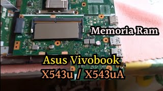 Memoria Ram  Asus Vivobook X543u  X543uA [upl. by Aekal707]