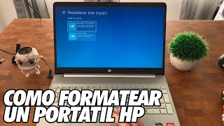 Como Formatear un Ordenador Portatil HP [upl. by Balac]