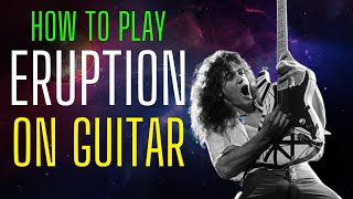 How to Play Van Halen Eruption on guitar [upl. by Akelahs]