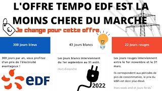 EDF OFFRE TEMPO  Loffre la plus compétitive [upl. by Inacana698]