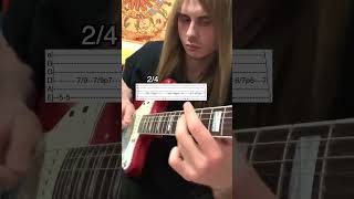 Tame Impala  Let It Happen Guitar RiffSolo Cover With Tabs [upl. by Rew37]