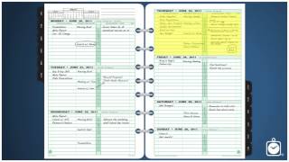 Closer Look DayTimer® 2PagePerWeek Planner Format [upl. by Aisatsanna817]