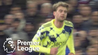 Patrick Bamford gives Leeds United late lifeline v Aston Villa  Premier League  NBC Sports [upl. by Ahselyt]