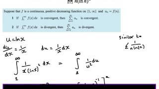 IB HL Mathematics Calculus Option Convergence Tests Past Paper Worked Solutions [upl. by Aihcrop]