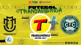 MARINGÁ X CORITIBA AOVIVO CAMPEONATO PARANAENSE SEMIFINALIDA  TRANSAMÉRICA CURITIBA 17032024 [upl. by Itirp273]