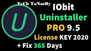 IObit Uninstaller 9506 Pro License key 2020 [upl. by Leandra608]