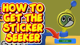 HOW TO GET THE STICKER SEEKER in BEE SWARM SIMULATOR [upl. by Urial]