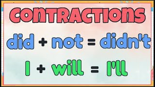 Contractions for Kids [upl. by Ahsiened]